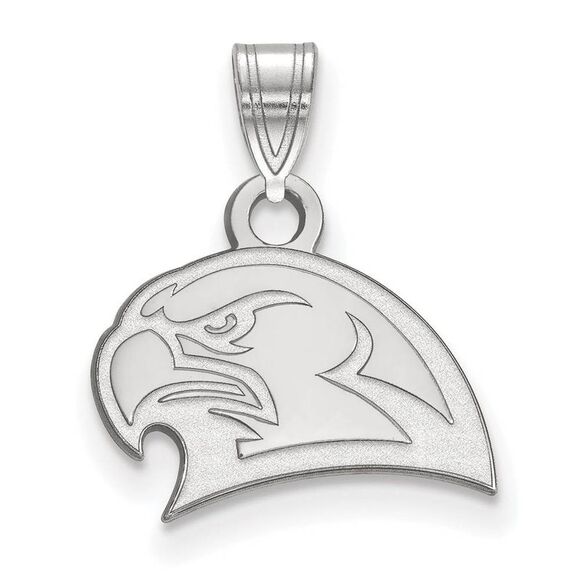 14k White Gold Miami U Small Pendant - Picture 1 of 3